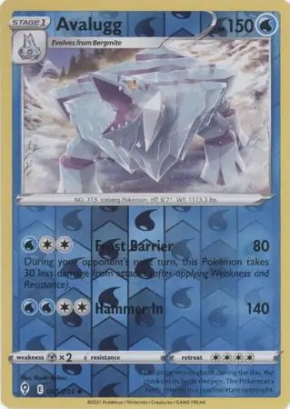 Evolving Skies Avalugg #45/203 reverse holo